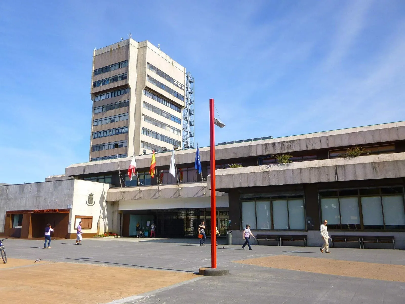 La Casa do Concello de Vigo, en la Praza do Rei, donde está el Auditorio Municipal